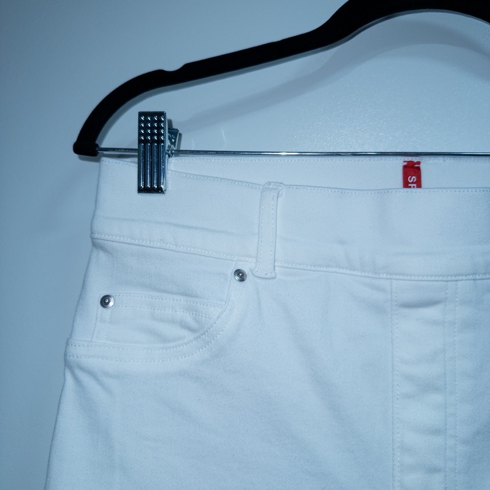 Spanx White Pull On Skinny Jeans Size Medium NWT‎ - Picture 4 of 7